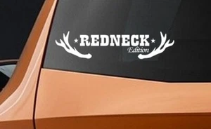 Redneck Edition Funny Bumper Sticker 8" Vinyl Decal Car Truck Window Fender - Bild 1 von 1