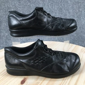 Sas Tripad Comfort Shoes Womens 8 Extra Wide Free Time Sneakers Black Leather - Picture 1 of 17