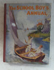 Vintage  Book c1936 The Schoolboy's Annual Short Stories 4 Colour Plates H/B