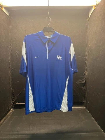 Lot of 2 Vintage Nike Kentucky Wildcat Embroidered Short Sleeve Polo Auth XXL Cover