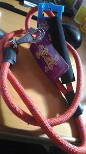 Lead For Dogs Round Of Nylon Red 11 MM X 120 CM Dog Grande With Cuff - Picture 1 of 1