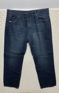Beverly Hills Polo Club Jeans Mens 44x32 Approx 42x31 Blue Denim Straight Leg - Picture 1 of 11