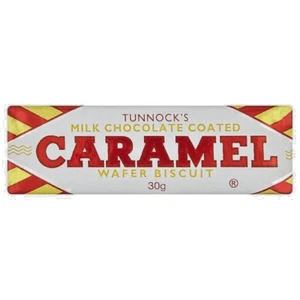 Milchschokolade überzogen Karamell Waffelkekse von Tunnock's Schachteln mit 48 x 30g - Bild 1 von 2