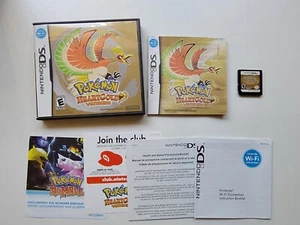Pokemon HeartGold Version (Nintendo DS) - Authentic -Complete with case + manual - Picture 1 of 9
