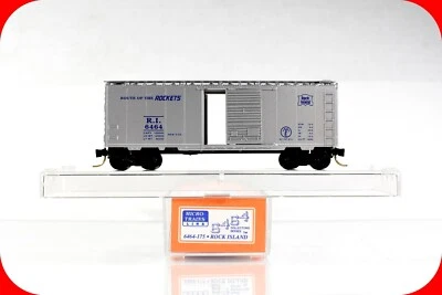 N Scale ****ROCK ISLAND**** 40' Box Car --- MTL / Lowell Smith / Lionel 6464-175 - Image 1 of 4