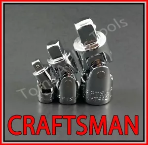 CRAFTSMAN TOOLS 3pc 1/4 3/8 1/2 ratchet wrench universal wobble flex socket set - Picture 1 of 3