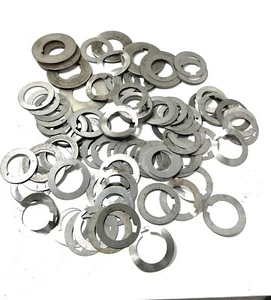 1”ID Metal Arbor Shims To Many To Count Miscellaneous Thickness. Key Slot .250 - Picture 1 of 6