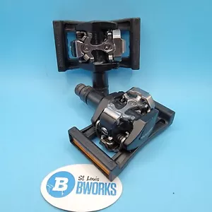 NEW Shimano PD-M505 SPD Clipless Mountain Bike Pedals b24 - Picture 1 of 4