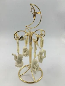 VINTAGE 2000 DEPT 56 SNOWBABIES 10" GOLDTONE MULTI ORNAMENT HOLDER #69342 NIB - Picture 1 of 5