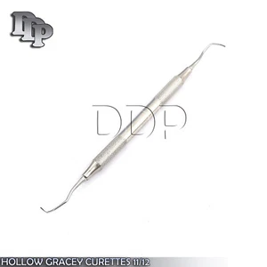 HOLLOW DENTAL INSTRUMENTS GRACEY CURETTES 11/12 - Picture 1 of 3
