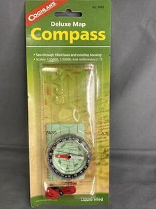 Coghlan's Map Compass Deluxe Map Lanyard Liquid Filled New - Picture 1 of 4