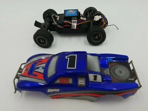 Losi Micro Desert Truck 1/36 Blue Grey FOR PARTS OR REPAIR - Picture 1 of 12