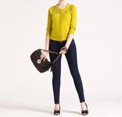 Bolso de hombro Kate Spade Bonsoir Shara Couture imitación piel cuero animal gato Foto 1 de 3