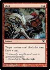 WOTC MtG MtG10th Ed Stun (C) (Foil) NM