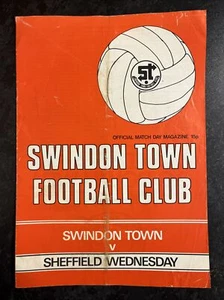 SWINDON TOWN F.C V SHEFFIELD WEDNESDAY - 14 JAN 1978 - Picture 1 of 2
