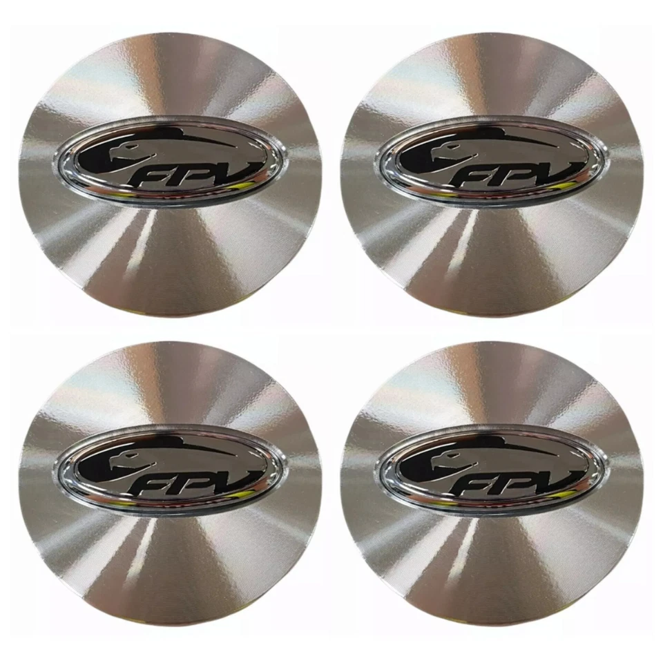 Genuine Ford Black FPV Center Caps x4 BA BF FG GT GT-P F6 GS BGFP1A065A - Image 1 of 1