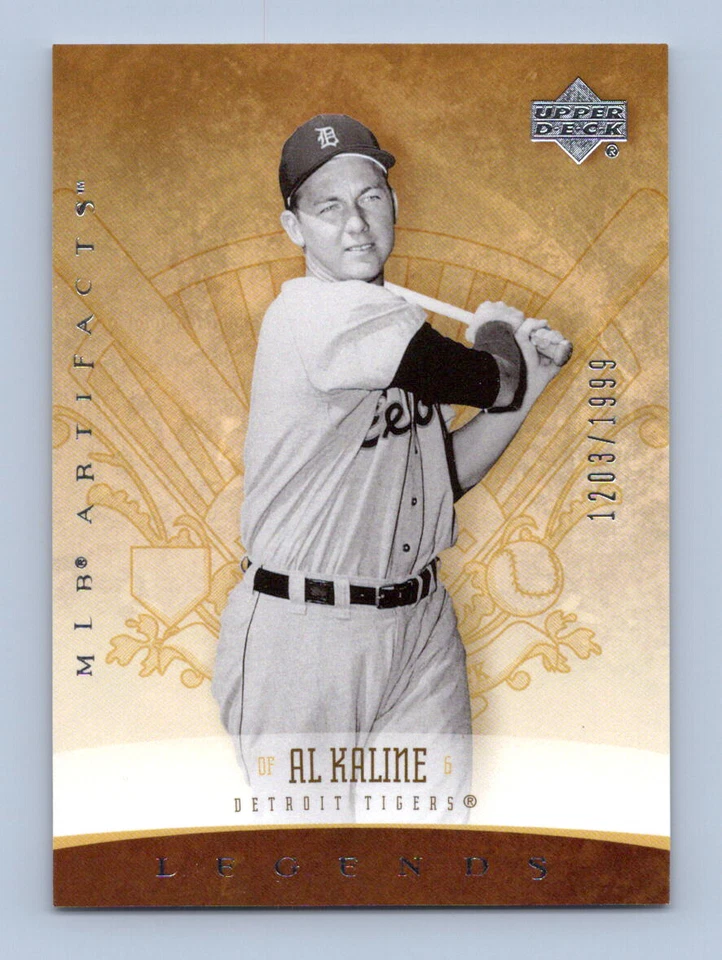 2005 Upper Deck Artifacts #151 Al Kaline LEGENDS 1203/1999 - Image 1 of 2
