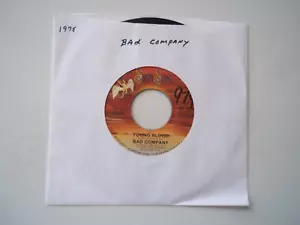 BAD COMPANY - Young Blood / Do Right By Your Woman - 45 RPM 7" Record 1975 - Picture 1 of 6