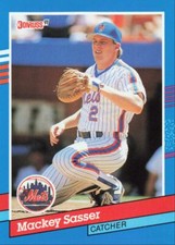 1991 Donruss Baseball Mackey Sasser New York Mets #136