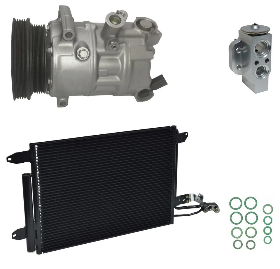 RYC Reman AC Compressor Kit W/ Condenser DG24A Fits Volkswagen GTI 2.0L 2010 - Image 1 of 4