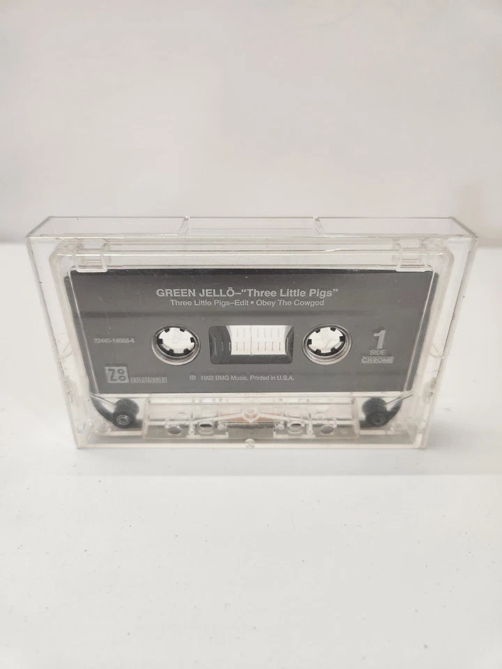 Green Jello Cassette Single Three Little Pigs 1993 Zoo Records Funk Metal - Image 1 of 1