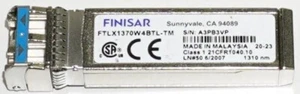 (6) FINISAR FTLX1370W4BTL-TM 10Gb/s 1310nm SFP+ TRANSCEIVER MODULE #2 (120524) - Picture 1 of 1