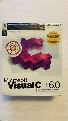 Open Unused 📦Microsoft Visual C++ 6.0 Professional Edition 1999 CD-ROM Windows - Image 1 of 4