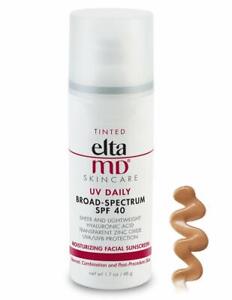 EltaMD Skincare UV Daily Broad-Spectrum SPF 40 TINTED 1.7 oz 50 ML Exp 4/2023