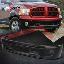 Black Front Bumper Face Bar w/ Fog Light Holes for Ram 1500 & Classic 2014-2023