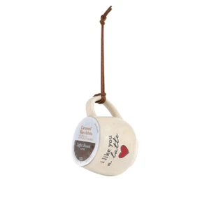 New! "I LIKE YOU A LATTE" Heart Coffee Pod Mug Ornament For Espresso K Cup Gift - Picture 1 of 3