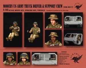 1/35 Scale Modern US Army Truck Driver & Support Crew for M927 Resin Kit Unassem - Picture 1 of 1