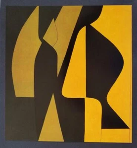 Victor Vasarely "Chillan" montierte Offset-Farblithographie 1971 - Bild 1 von 1