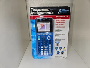 Brand NEW Texas Instruments TI-84 Plus CE Python Graphing Calculator Blue - Picture 1 of 3