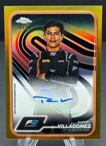 2024 Topps Cromo F1 - Autógrafos Rafael Villagómez #CAC-VIL Oro Refractor/50 - Imagen 1 de 2