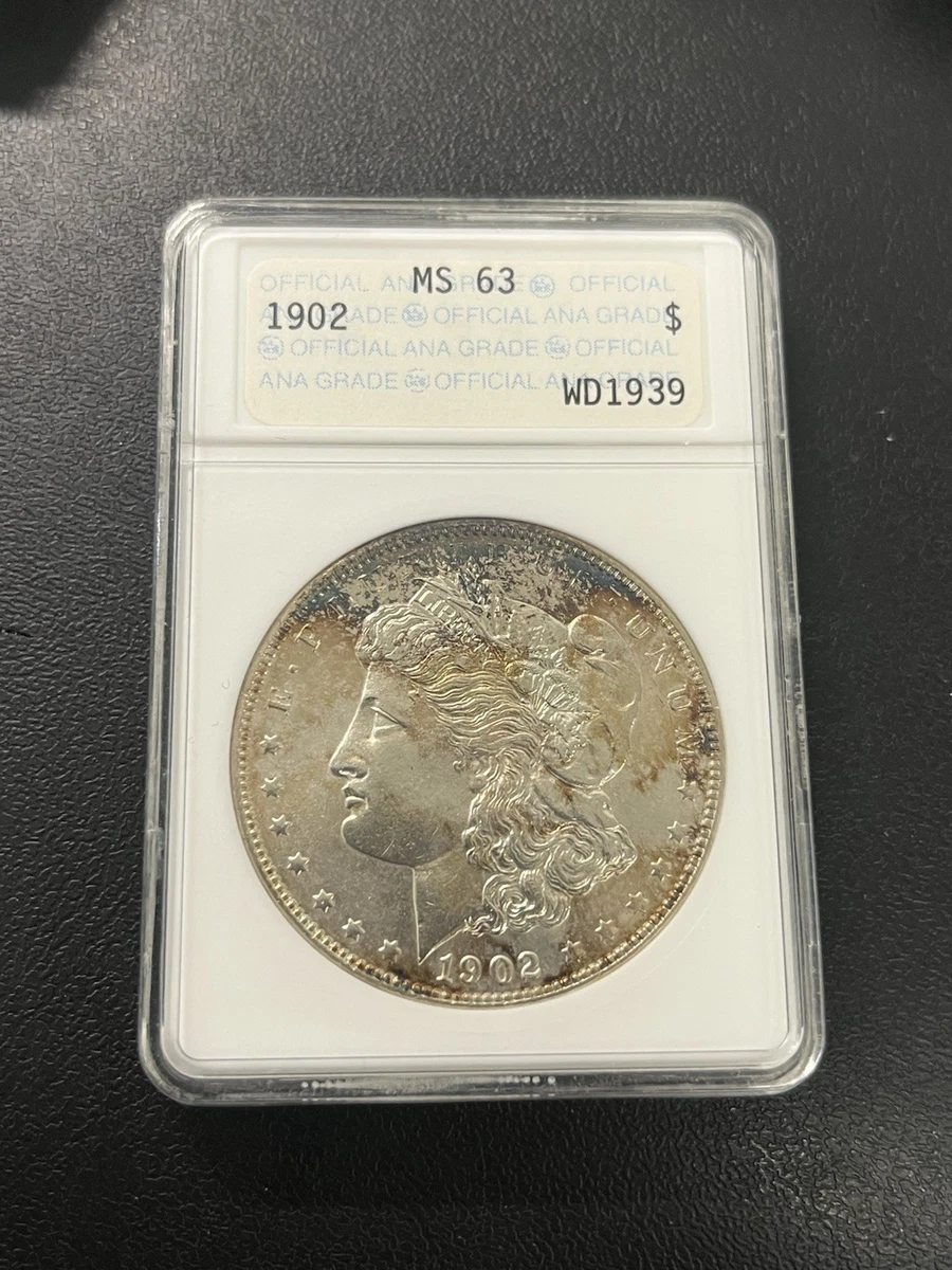 1902 MS 63 Graded Morgan Dollars for sale | eBay