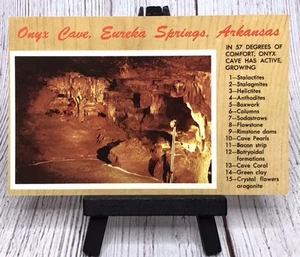 Eureka Springs AR Arkansas Onyx Cave Vintage Postcard - Picture 1 of 4