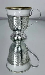 Taza Demitasse Manchester Silver Co de plata esterlina con revestimiento automático H & Co *6 disponibles - Imagen 1 de 7
