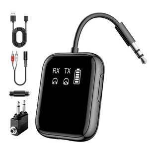 Bluetooth 5.4 Transmitter Receiver,for Gaming//PC/Gym,2-in-1 Dual Mode for5819 - Foto 1 di 6