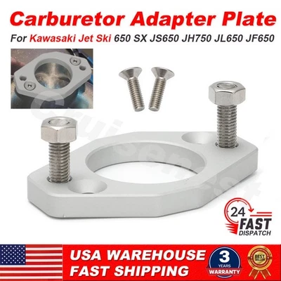 For Kawasaki Jet Ski 650 750 Intake Manifold Carburetor Adapter Plate Repair Kit - Image 1 of 4