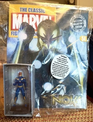 Eaglemoss 雕像 Nova #54 经典漫威收藏和杂志完好未拆封 — 第 1/3 张图片