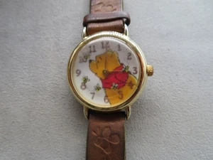 Vintage Timex Disney Winnie Puuh Uhr Spinning Bees gebraucht neue Batterie - Bild 1 von 16