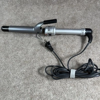 Hot Tools 1" ferro de ondulação para salão de beleza diamante platina nano prata cabo giratório longo - Imagem 1 de 4