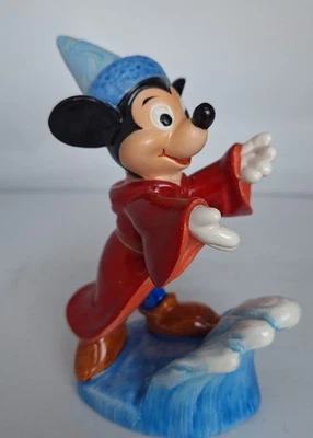  Figura De Colección Goebel Fantasía Hechicero Mickey Mouse Walt Disney Alemania Occidental - Caja Foto 1 de 4