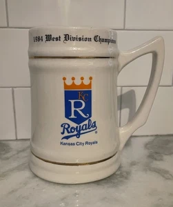 Vintage MLB Kansas City Royals 1984 West Division Champions Keramik Stein Becher - Bild 1 von 5