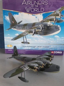 Corgi: Short Sunderland MKIII in BOAC markings 1944, in 1:144 scale. Pre-Owned. - Picture 1 of 22