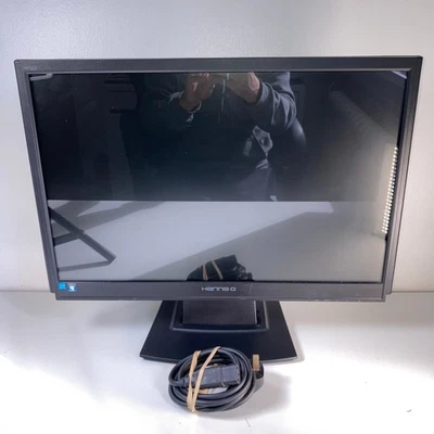 Hanns.G HP222 HSG1095 LCD Monitor 22 Inch Black VGA DVI With Stand & Power Lead - Image 1 of 4