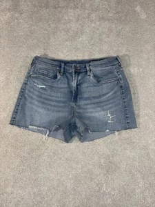 Blank NYC High Rise Distressed Shorts - Size 31 - Med Blue Wash Essex Cut Off - Picture 1 of 9