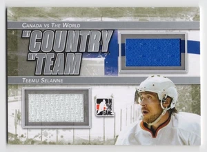 2011-12 ITG My Country My Team Canada World Silver Teemu Selanne #MCMT-02 - Bild 1 von 2