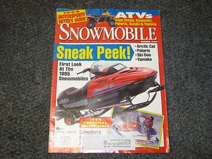 SNOWMOBILE MAGAZINE SPRING 1994 MOTORSPORTS BUYER'S GUIDE VINTAGE RARE - Imagen 1 de 8