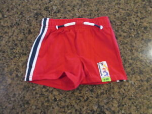 Garanimals Toddler Tape shorts Jersey Boys Girl short NWT Red 6 9 months